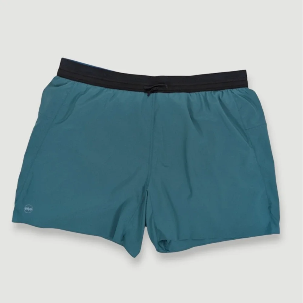 Janji AFO Shorts Mens XL Teal Blue 5